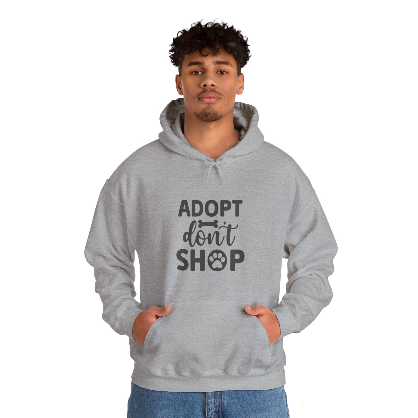 Adopt don't shop. Unisex Heavy Blend™ Hooded Sweatshirt