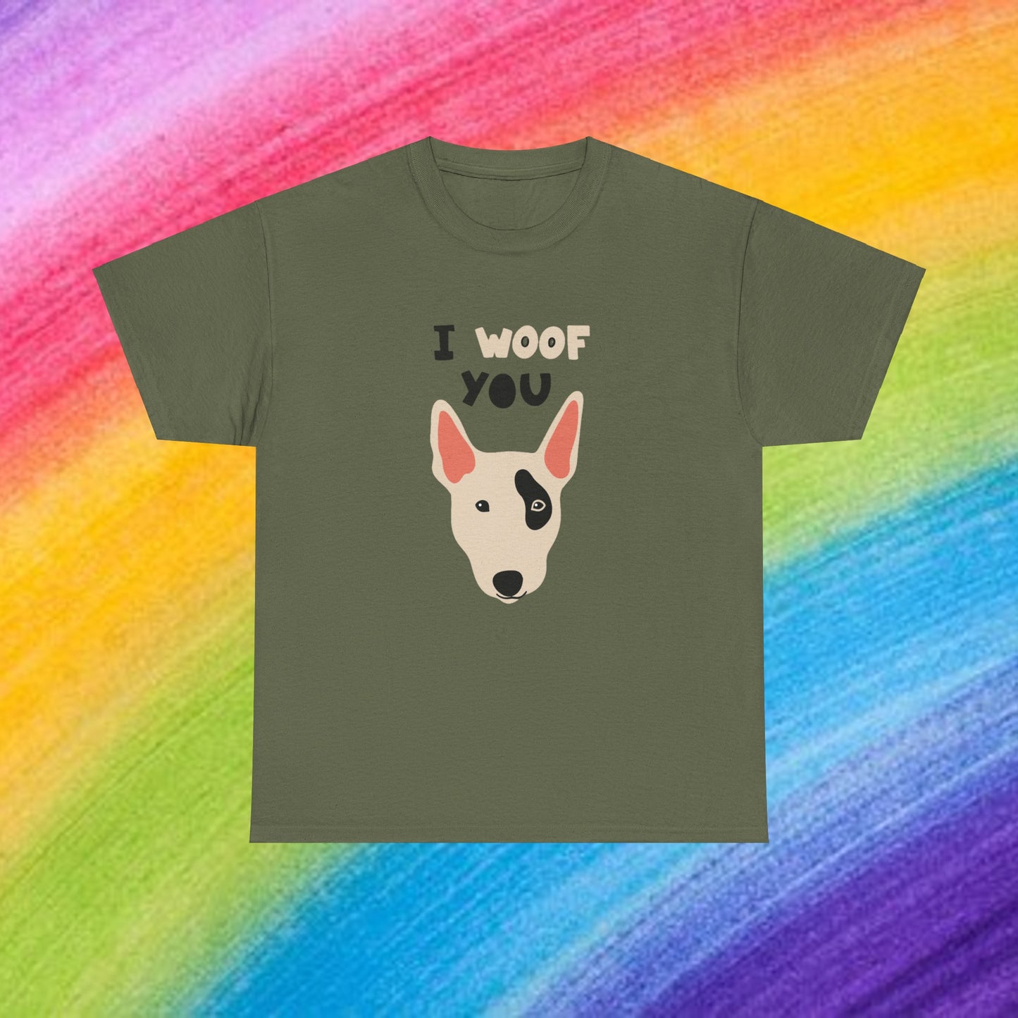 I woof you  Unisex Heavy Cotton Tee