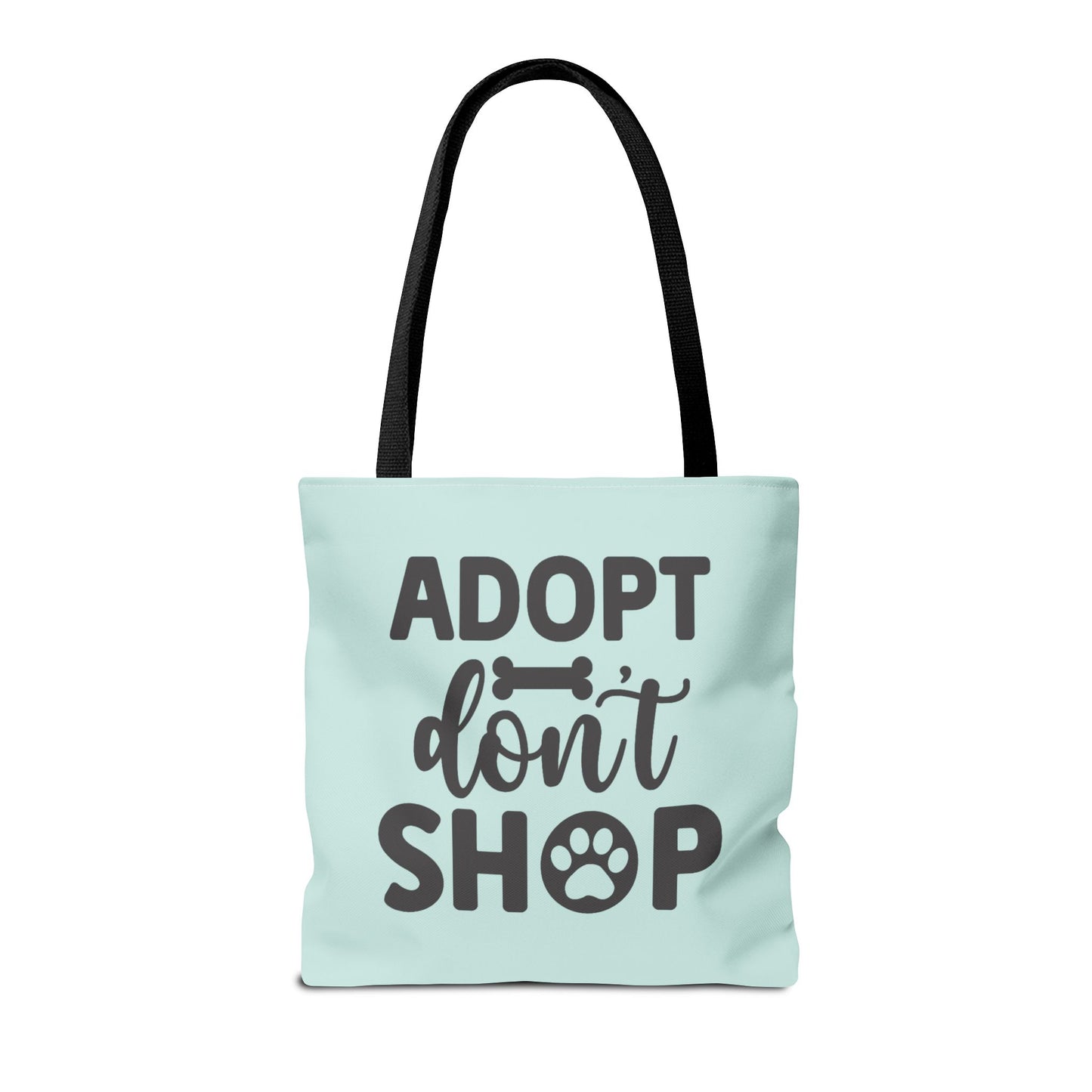 Adopt Don't Shop Tote Bag – Rescue Pet Advocacy Reusable Shopper