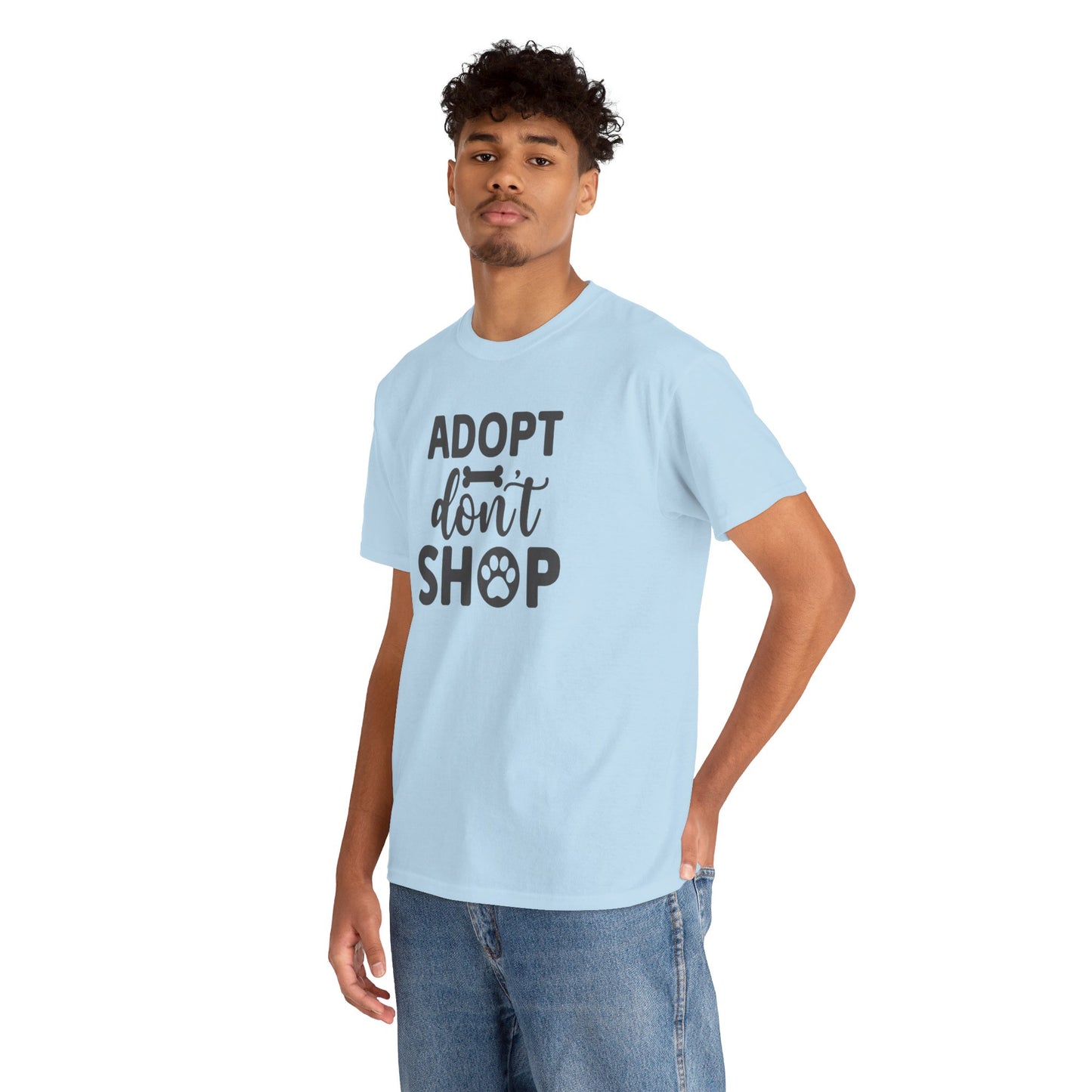 Adopt don't shop Unisex Heavy Cotton Tee